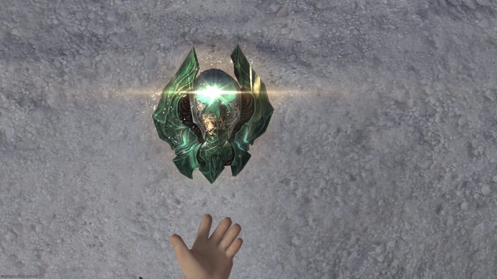 FF14　ミラプリ　光る武器　極エメラルドウェポン破壊作戦　赤魔導士　細剣　スマラグディン・レイピア　見た目　発光エフェクト