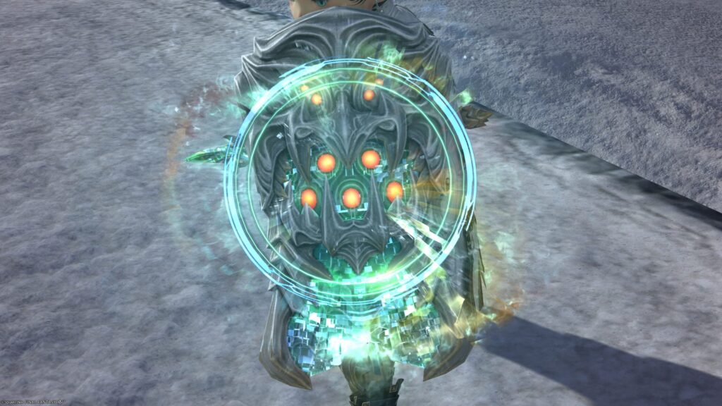 FF14　ミラプリ　光る武器　極ダイヤウェポン捕獲作戦　ナイト　剣　盾　アダマンティン・バスタードソード・アダマンティン・スクトゥム　見た目　発光エフェクト