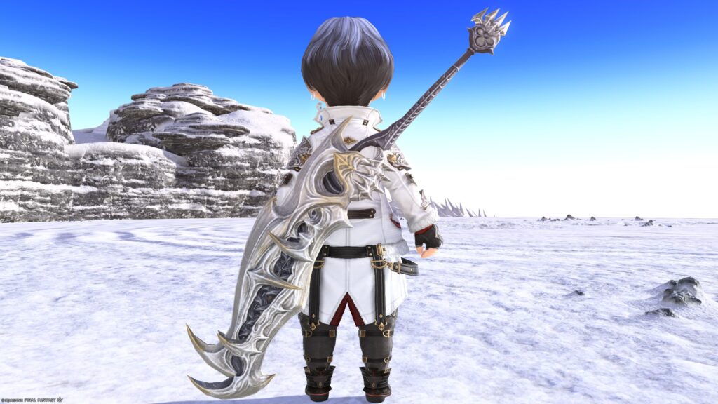 FF14　ミラプリ　光る武器　極ダイヤウェポン捕獲作戦　暗黒騎士　両手剣　アダマンティン・ディバイダー　見た目