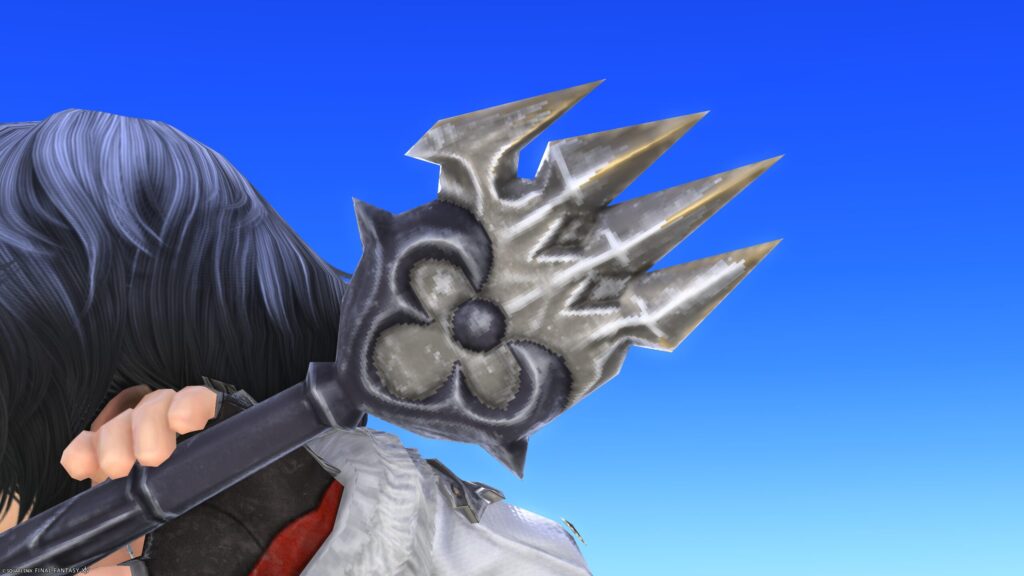 FF14　ミラプリ　光る武器　極ダイヤウェポン捕獲作戦　暗黒騎士　両手剣　アダマンティン・ディバイダー　見た目