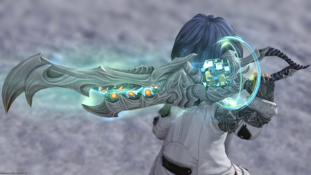 FF14　ミラプリ　光る武器　極ダイヤウェポン捕獲作戦　ガンブレイカー　銃剣　アダマンティン・ガンブレード　見た目　発光エフェクト