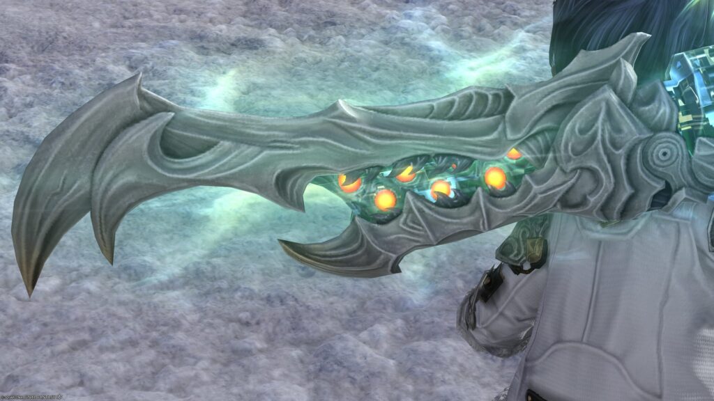 FF14　ミラプリ　光る武器　極ダイヤウェポン捕獲作戦　ガンブレイカー　銃剣　アダマンティン・ガンブレード　見た目　発光エフェクト