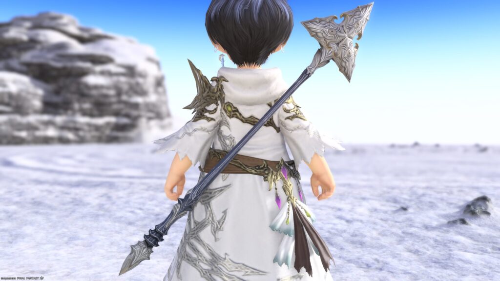 FF14　ミラプリ　光る武器　極ダイヤウェポン捕獲作戦　白魔導士　杖　アダマンティン・ケーン　見た目