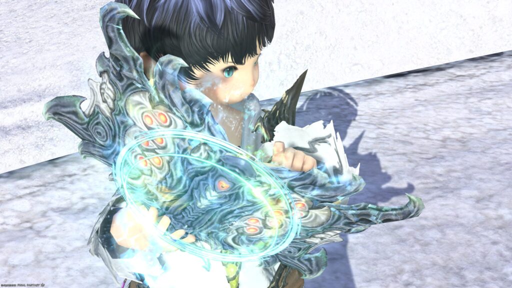 FF14　ミラプリ　光る武器　極ダイヤウェポン捕獲作戦　学者　魔導書　アダマンティン・コーデックス　見た目　発光エフェクト