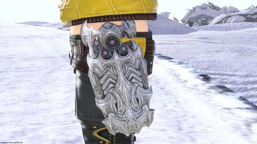 FF14　ミラプリ　光る武器　極ダイヤウェポン捕獲作戦　モンク　格闘武器　アダマンティン・ナックル　見た目