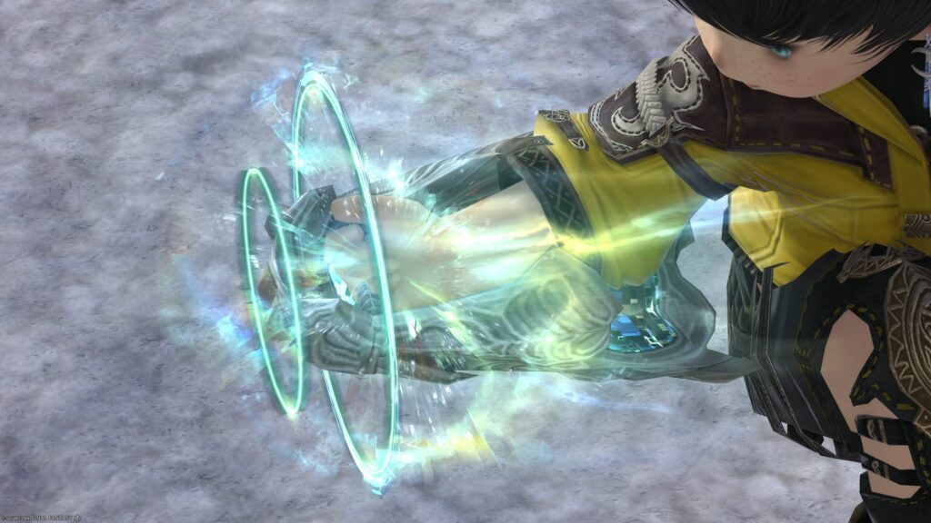 FF14　ミラプリ　光る武器　極ダイヤウェポン捕獲作戦　モンク　格闘武器　アダマンティン・ナックル　見た目　発光エフェクト