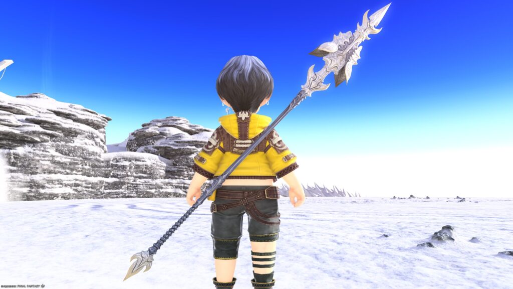 FF14　ミラプリ　光る武器　極ダイヤウェポン捕獲作戦　竜騎士　槍　アダマンティン・パルチザン　見た目