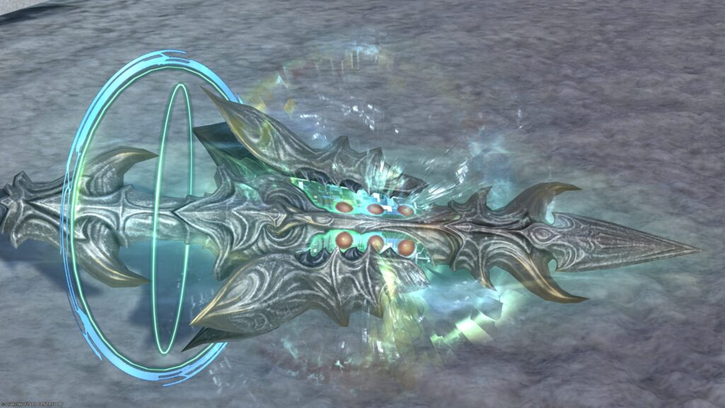 FF14　ミラプリ　光る武器　極ダイヤウェポン捕獲作戦　竜騎士　槍　アダマンティン・パルチザン　見た目　発光エフェクト