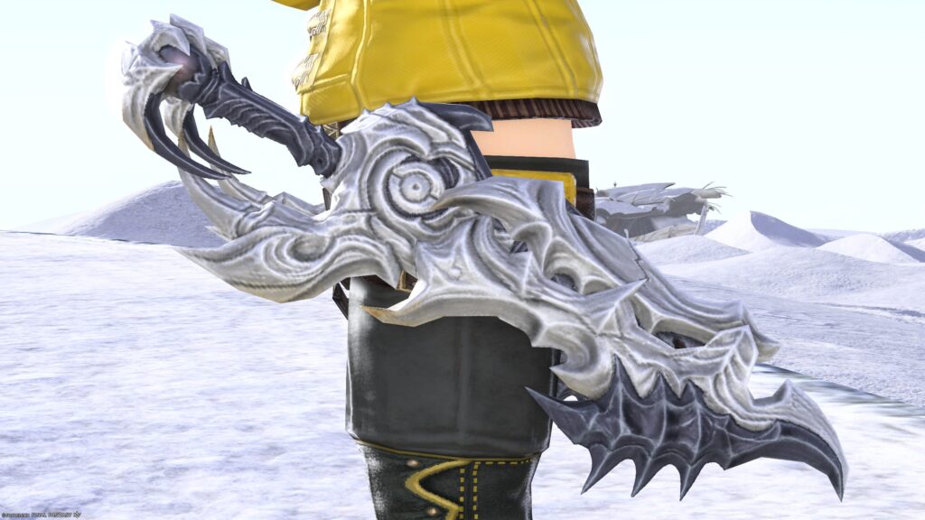 FF14　ミラプリ　光る武器　極ダイヤウェポン捕獲作戦　忍者　ナイフ　アダマンティン・クリーバー　見た目