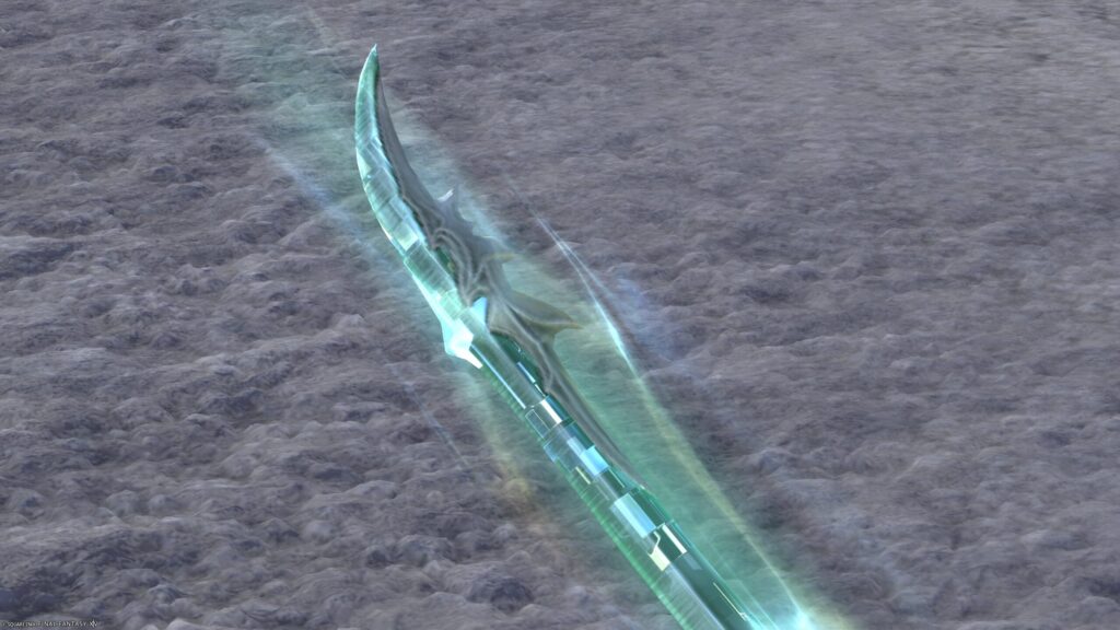 FF14　ミラプリ　光る武器　極ダイヤウェポン捕獲作戦　侍　刀　アダマンティン・ブレード　見た目　発光エフェクト