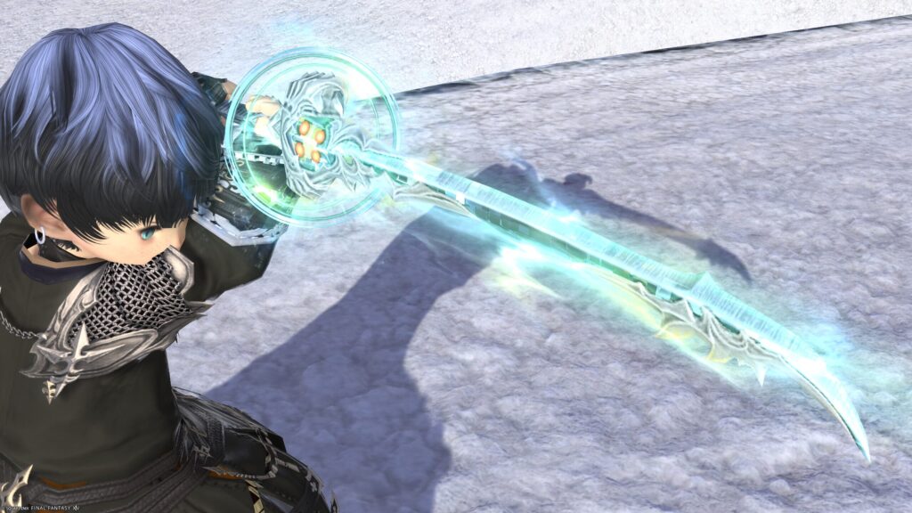 FF14　ミラプリ　光る武器　極ダイヤウェポン捕獲作戦　侍　刀　アダマンティン・ブレード　見た目　発光エフェクト