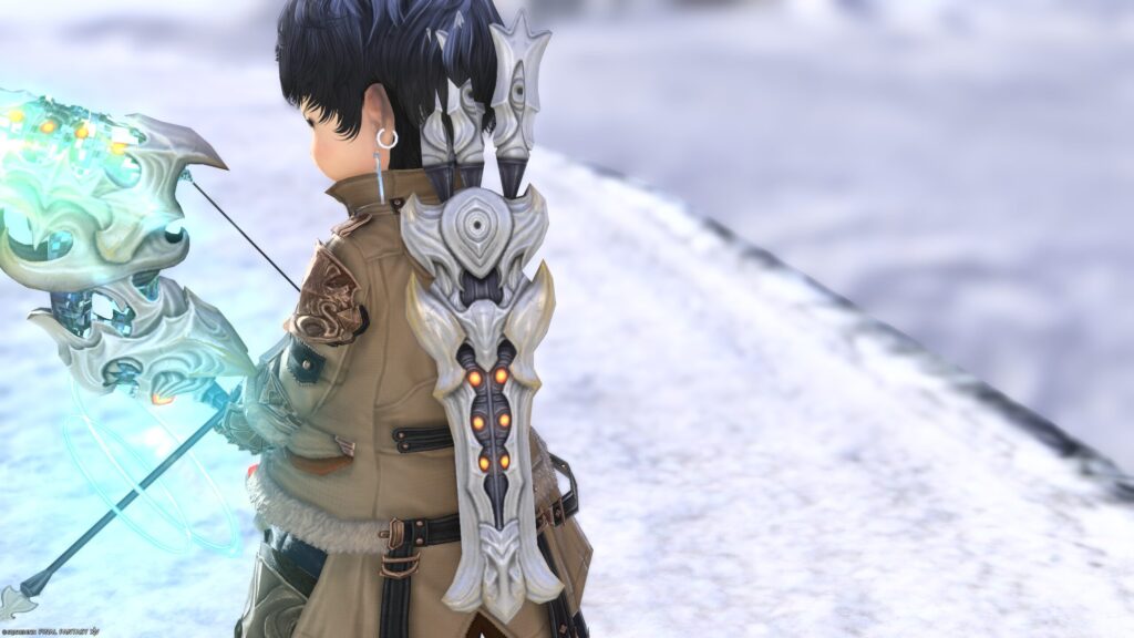 FF14 ミラプリ 光る武器 極ダイヤウェポン捕獲作戦 吟遊詩人 弓 アダマンティン・ロングボウ 見た目