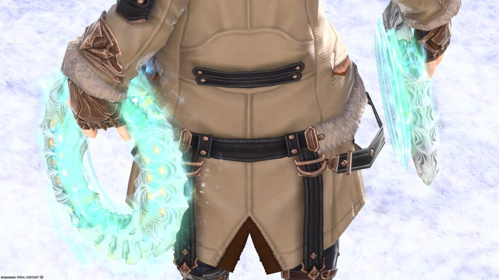 FF14　ミラプリ　光る武器　極ダイヤウェポン捕獲作戦　踊り子　投擲武器　アダマンティン・チャクラム　見た目　発光エフェクト