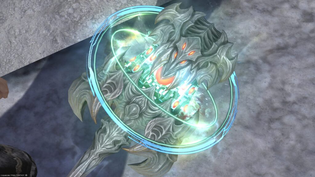 FF14　ミラプリ　光る武器　極ダイヤウェポン捕獲作戦　黒魔導士　杖　アダマンティン・ロッド　見た目　発光エフェクト